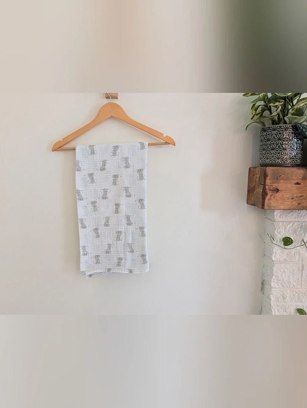 Aden + Anais Elephant Muslin Swaddle